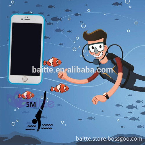 2016 TOP SALE slim and weightlight waterproof case for iphone 6 / iphone 6 Plus